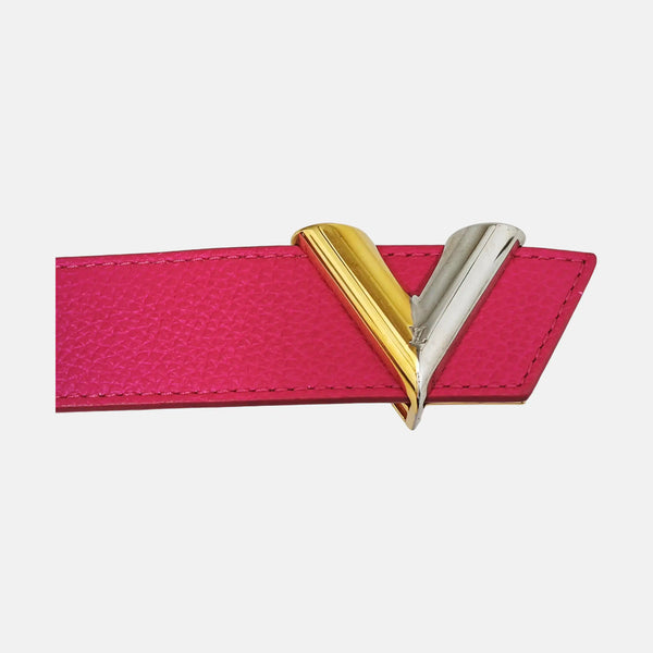 Leather Belt Red