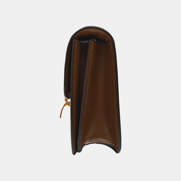CLASSIC BOX Small Calfskin Brown