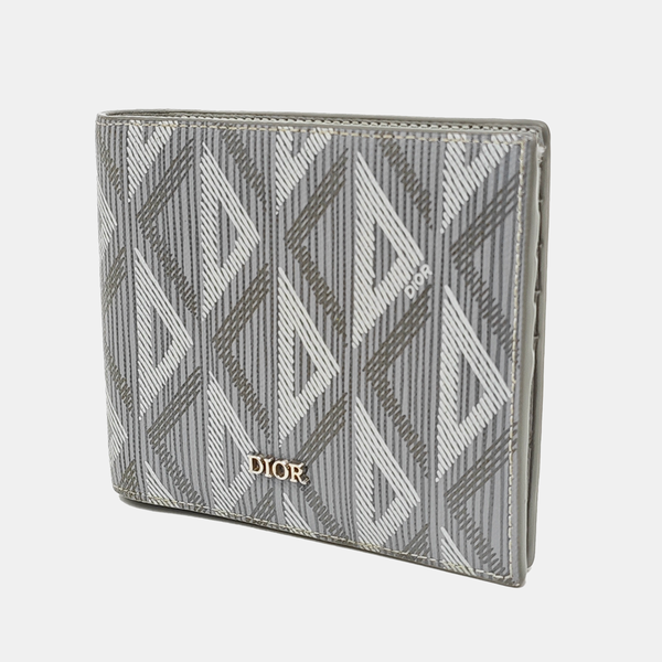 Coated Canvas Wallet Gray