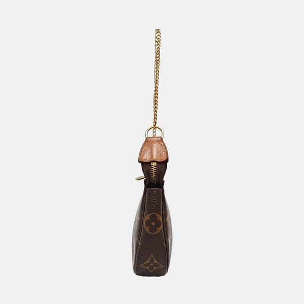 ACCESSOIRES Mini Monogram Coated Canvas Brown
