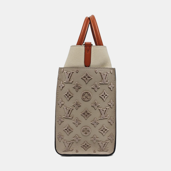 ON MY SIDE MM Monogram Calfskin Gray