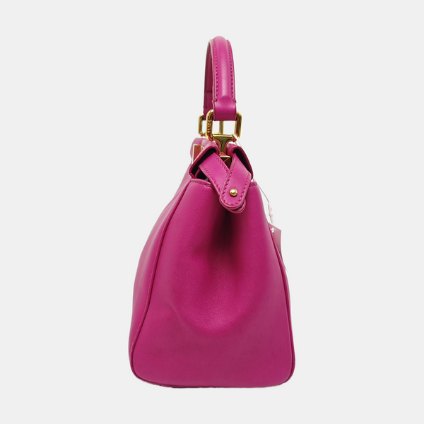 Peekaboo Mini Lambskin Red