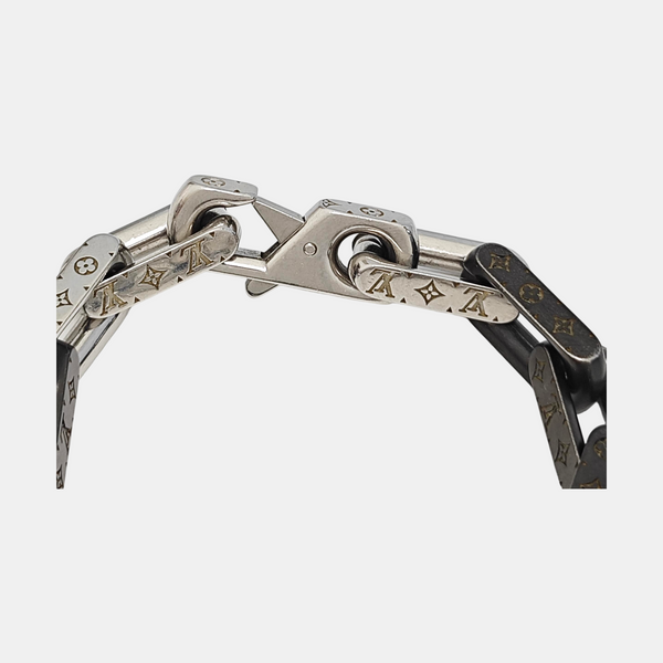MONOGRAM CHAIN Metal Silver Bracelet