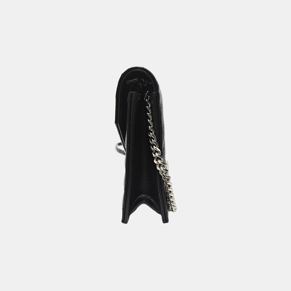 MONOGRAM WOC Chevron Calfskin Black