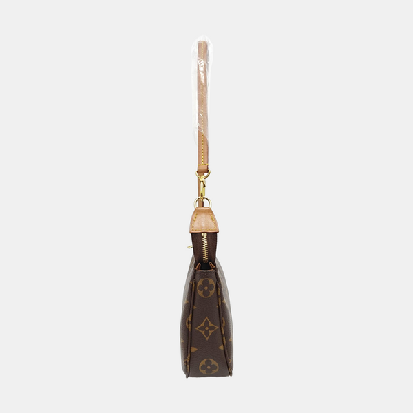 ACCESSOIRES GM Monogram Coated Canvas Brown