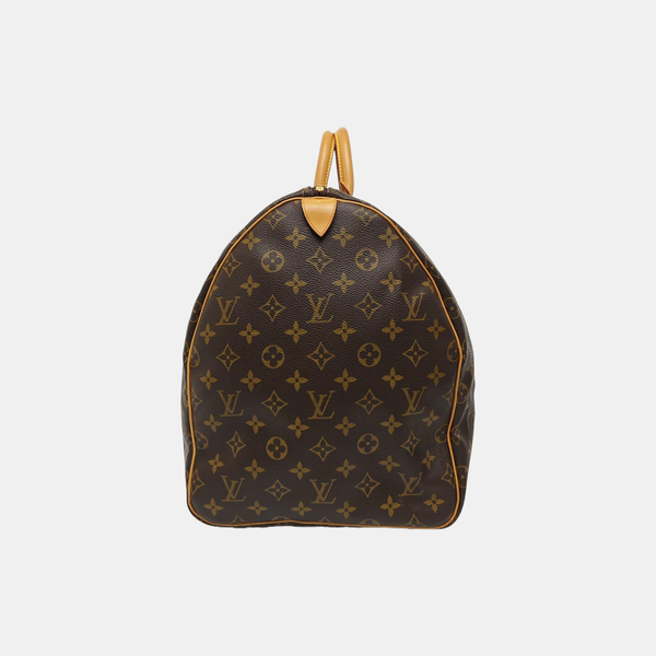 SAC SOUPLE 55 Monogram Coated Canvas Brown