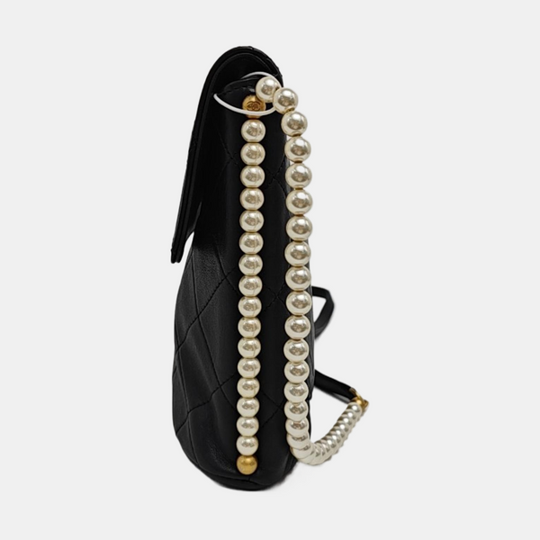 Quilted Calfskin Small Black