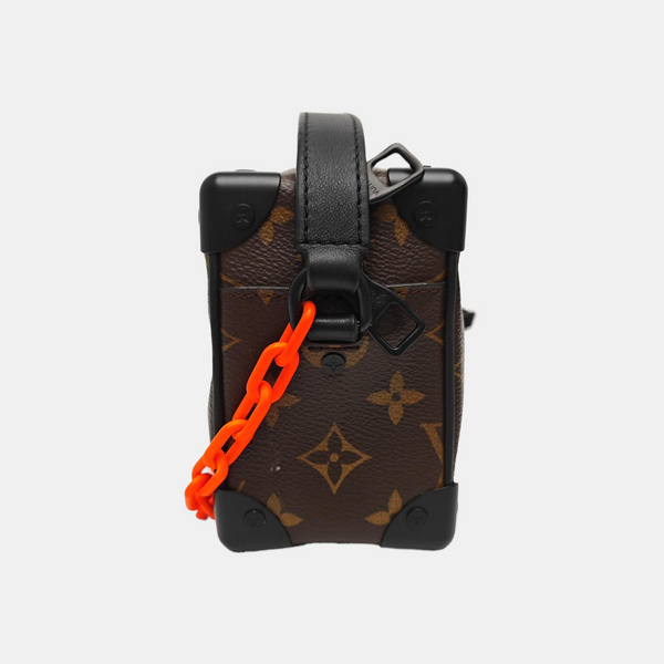 SOFT TRUNK Mini Monogram Coated Canvas Brown