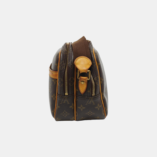REPORTER Monogram Coated Canvas Brown