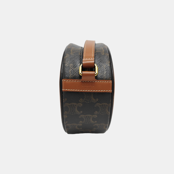 Authenticated pre-owned TRIOMPHE Coated Canvas Black - Shoulder Bag at Looply