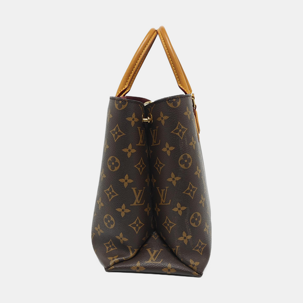 FLOWER Monogram Coated Canvas Brown