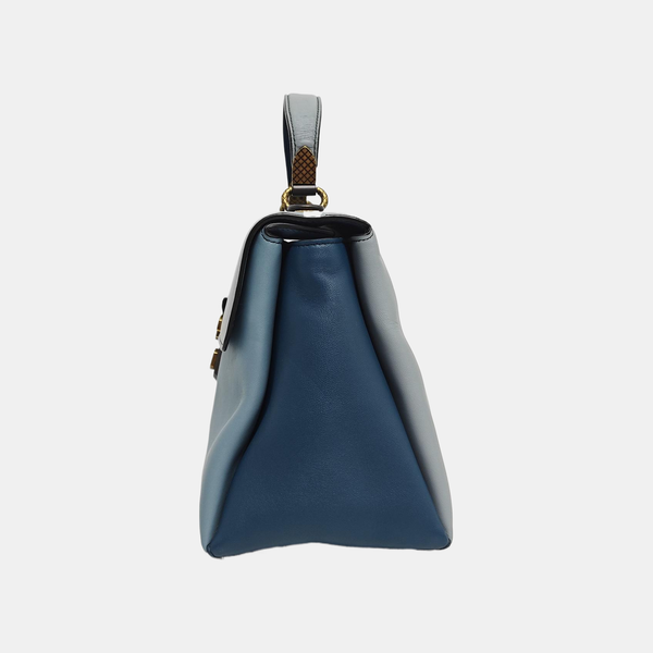 Piazza Calfskin Blue