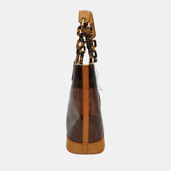 SAC AMBRE PM Monogram Plastic Brown