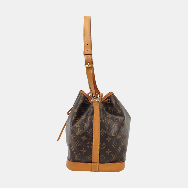NOÉ MM Monogram Coated Canvas Brown