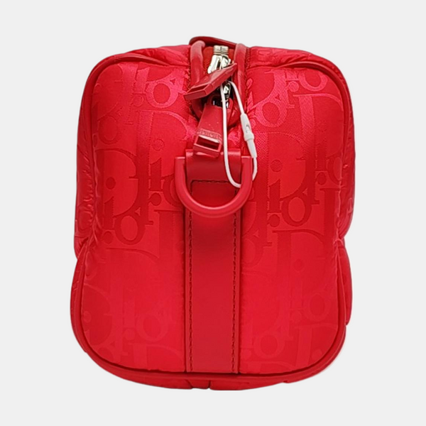 Dior By Erl Dior Lingot Quilted Fabric Red