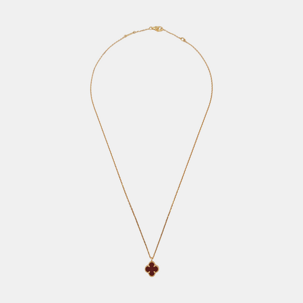 Sweet Alhambra 18k Rose Gold Necklace
