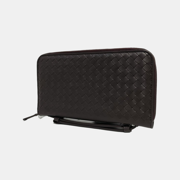 Calfskin Top Handle Bag Brown