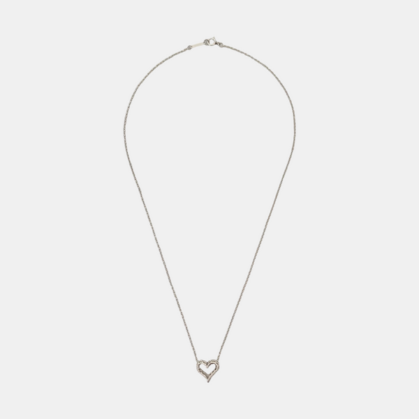 Tiffany Hearts Platinum 950 Silver Necklace