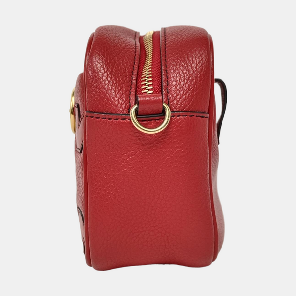 Galore Quilted Calfskin Red