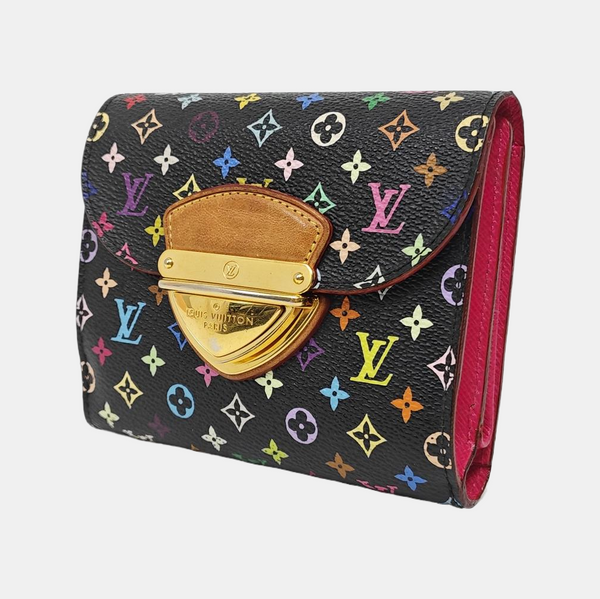 LV × TM KOALA Monogram Coated Canvas Black Wallet