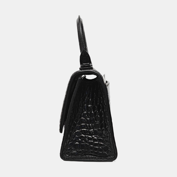Hourglass Small Calfskin Black