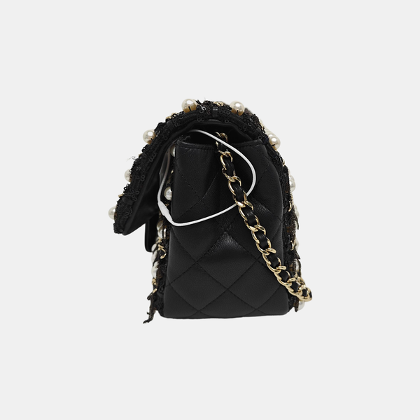 Quilted Lambskin Black