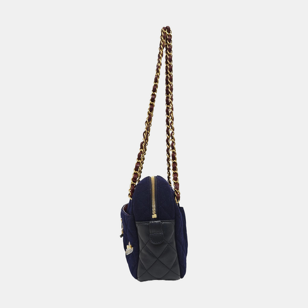 Quilted Sheepskin Blue