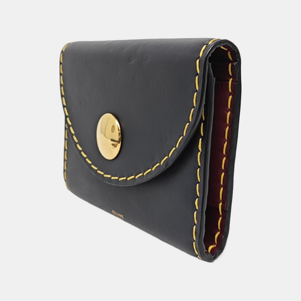 Calfskin Wallet Blue