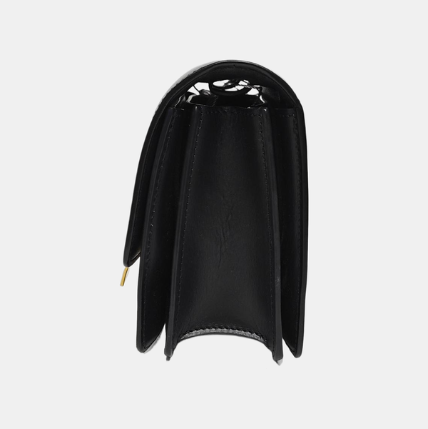 Authenticated pre-owned CLASSIC BOX Mini Calfskin Black - Shoulder Bag at Looply