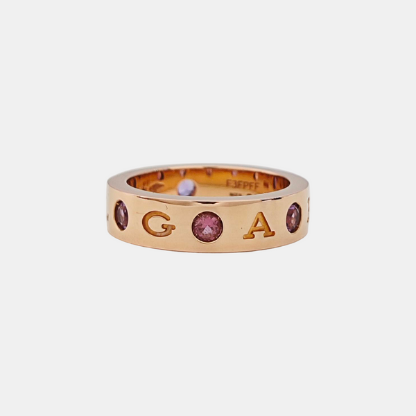 B.ZERO1 18k Rose Gold Ring EU 51