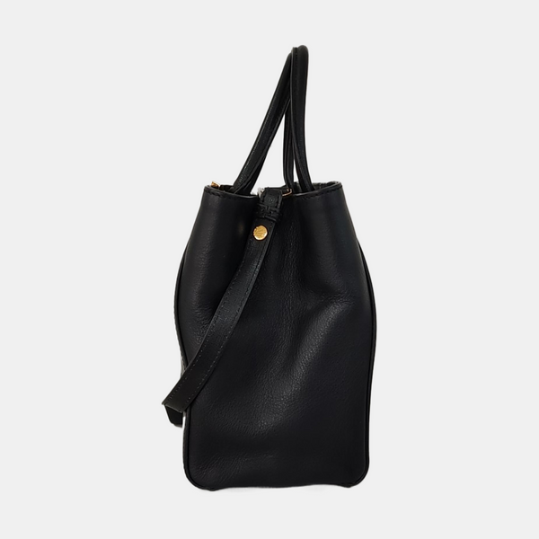 2 Jours Small Calfskin Black
