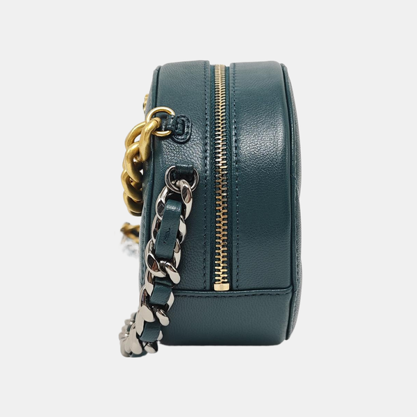 CHANEL 19 Small Quilted Calfskin Blue
