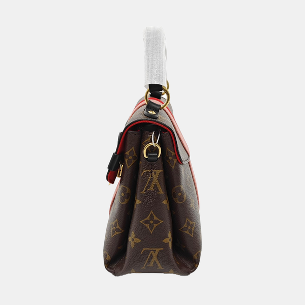 GEORGES BB Monogram Coated Canvas Brown