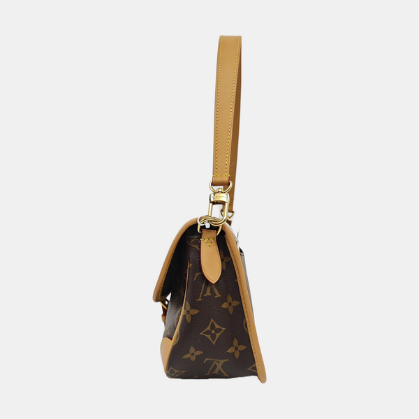 DIANE Monogram Coated Canvas Brown