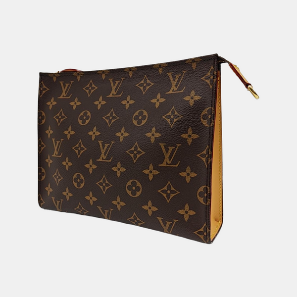 TOILET POCKET Monogram Coated Canvas Brown