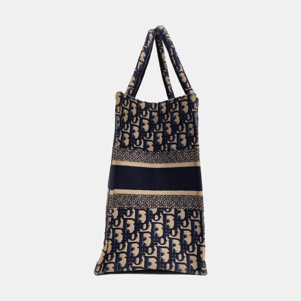 Book Tote Medium Canvas Blue