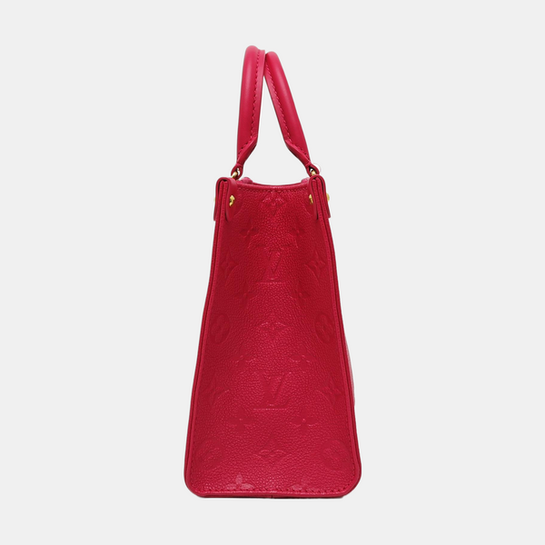 ONTHEGO PM Monogram Calfskin Red