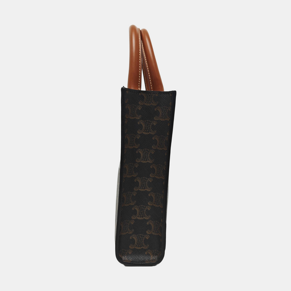 CABAS CELINE Mini Coated Canvas Brown