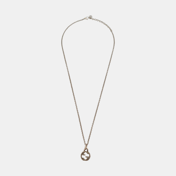 Interlocking G 925 Sterling Silver Necklace