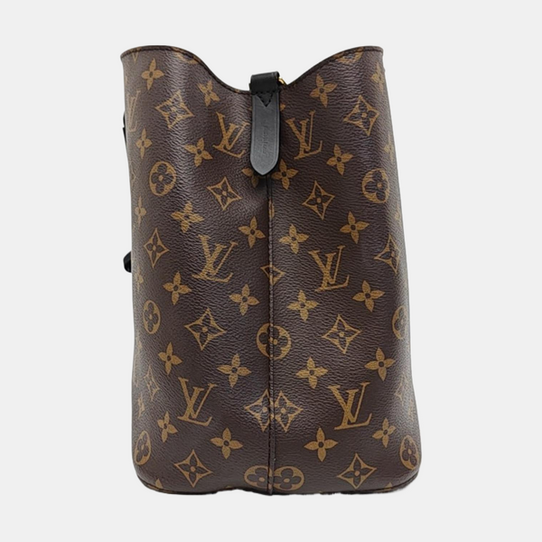 NÉONOÉ MM Monogram Coated Canvas Brown
