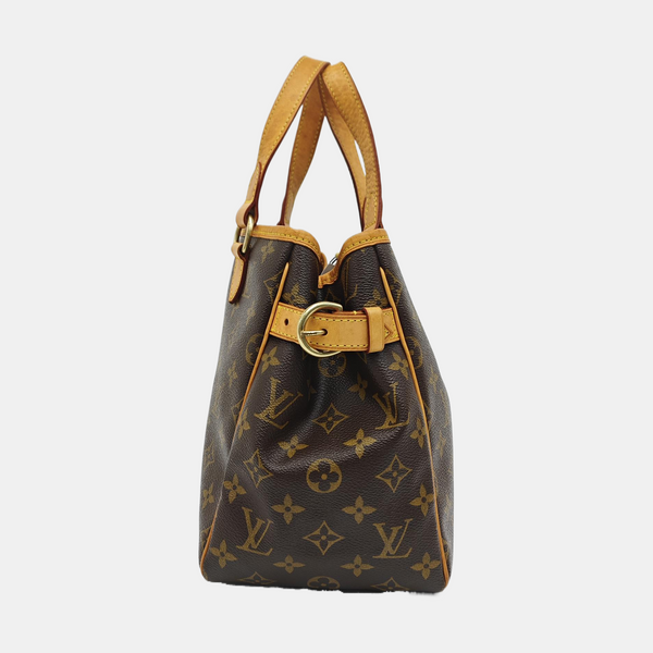 BATIGNOLLES PM Monogram Coated Canvas Brown