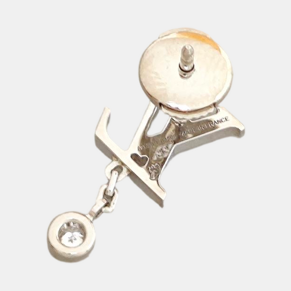 IDYLLE BLOSSOM 18k Gold Silver Stud Earrings