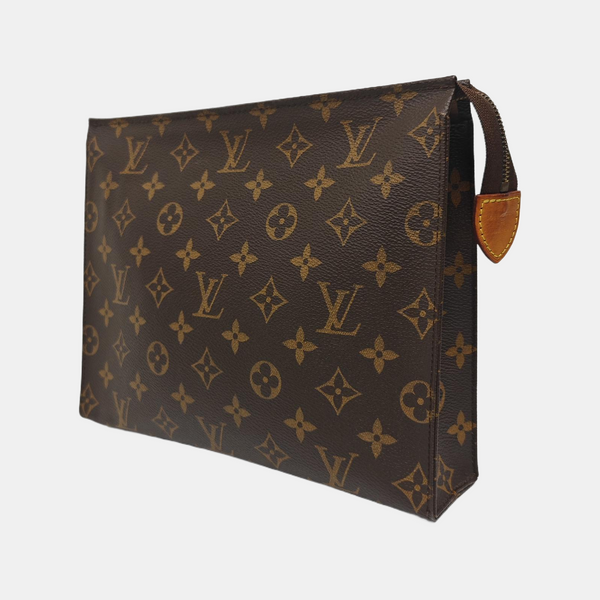TOILET POCKET 26 Monogram Coated Canvas Brown