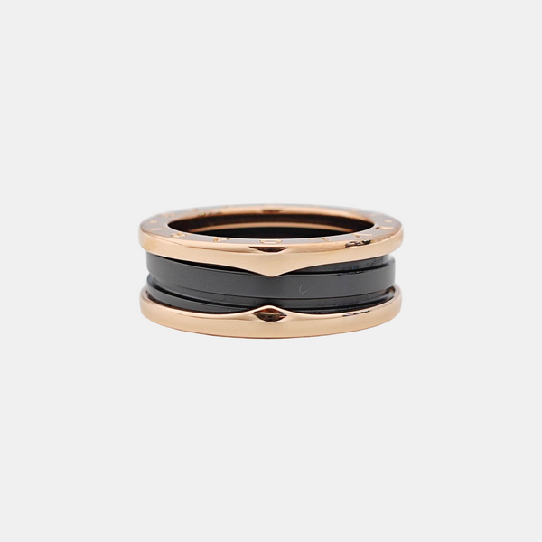 B.ZERO1 18k Rose Gold Ring EU 59
