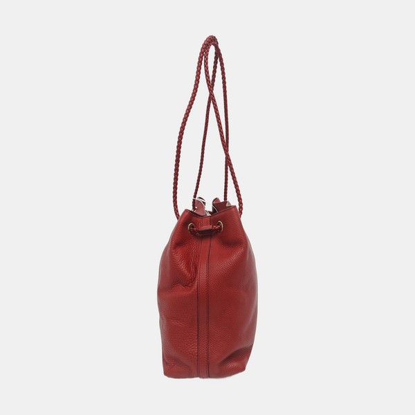 Calfskin Tote Bag Red
