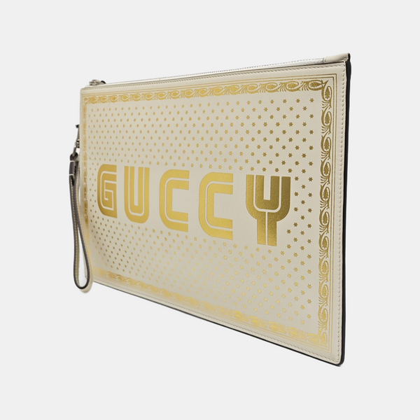 Gucci X Sega Calfskin White