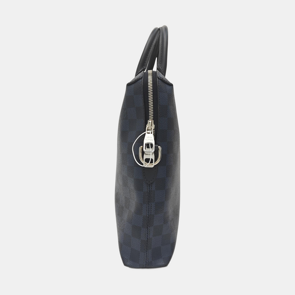 PORTE-DOCUMENTS Damier Coated Canvas Blue