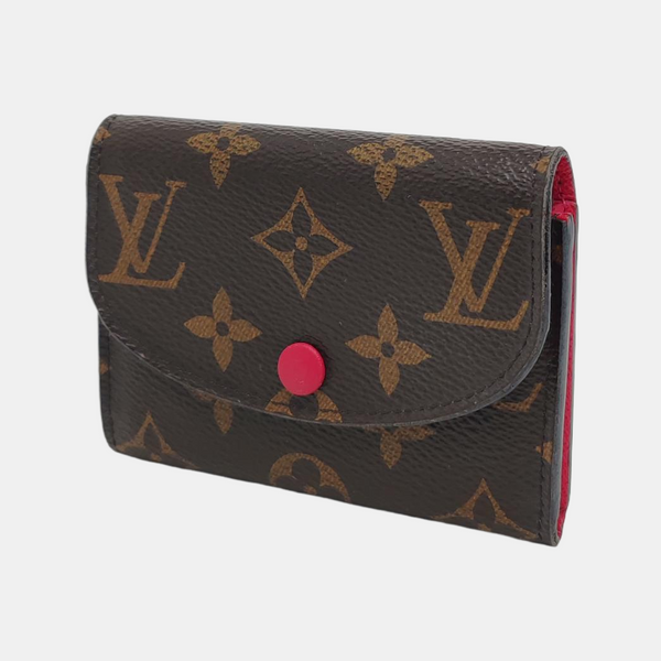 ROSALIE Monogram Coated Canvas Brown Wallet