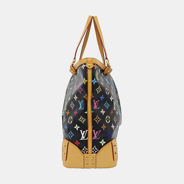 LV × TM SHARLEEN MM Monogram Coated Canvas Black