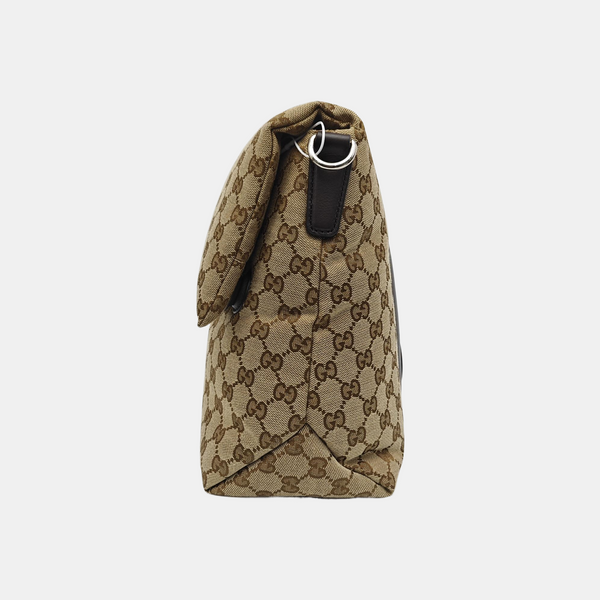 Canvas Shoulder Bag Brown